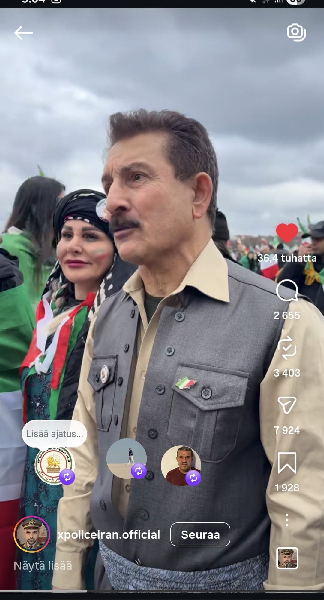 سخنراني آقاي مهرابي عضو شوراي هماهنگي جنبش ميهني يارسان-ايران در گردهمايي مونيخ ١٤ فوريه